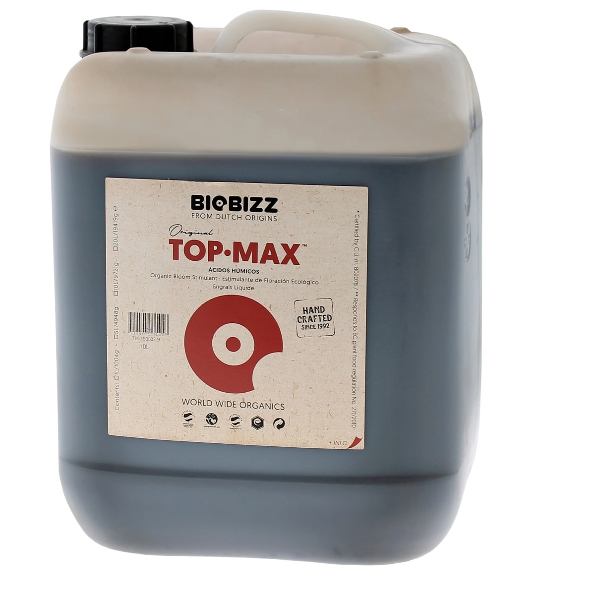 Biobizz Top Max 1L – Organischer Blühstimulator Mit Pipette & Messbecher Für üppige Blüten & Intensives Aroma