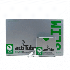 Actitube Karbonlu Pipo Filtresi 7 mm 50 x 10'lu paket