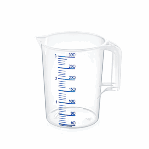 Plastik Ölçek Kap 3 Litre