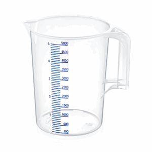 Plastik Ölçek Kap 5 Litre