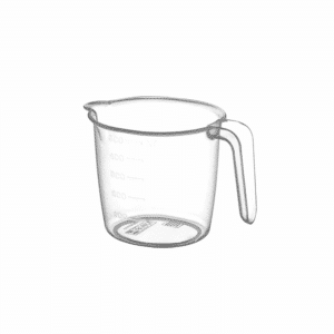 Plastik Ölçek Kap 500 Ml