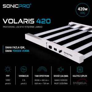 Sonicpro Volaris 420 Led Bitki Yetiştirme Lambası 420W