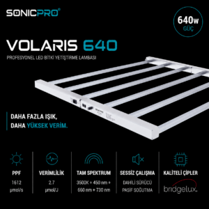 Sonicpro Volaris 640 Led Bitki Yetiştirme Lambası 640W