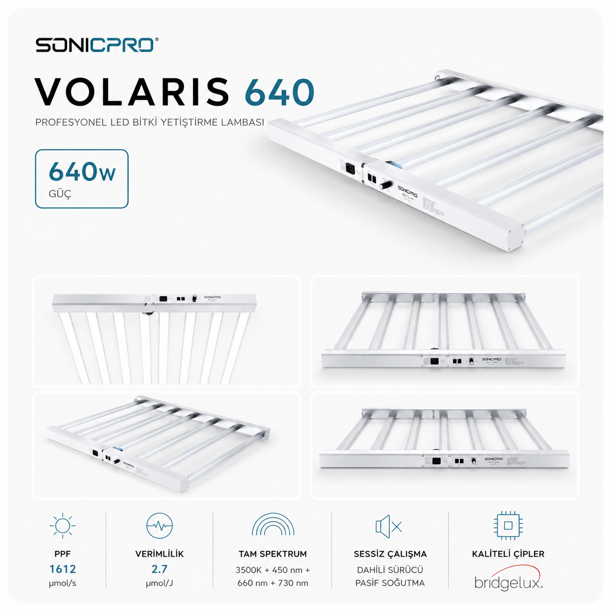 Sonicpro Volaris 640 LED Dahili Sürücü 640W — ProBitki